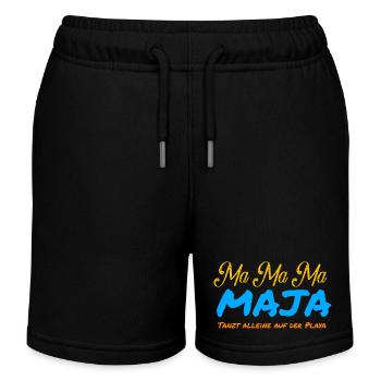 Ma Ma Ma Maja - Kinder Organic Joggingshorts Mini Bolter von Stanley/Stella - Navy - Vorne