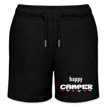Happy Camper unterwegs - Kinder Organic Joggingshorts Mini Bolter von Stanley/Stella - Navy - Vorne