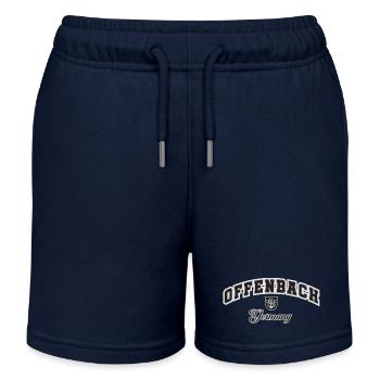 Offenbach Germany Crest Typography - Kinder Organic Joggingshorts Mini Bolter von Stanley/Stella - Navy - Vorne