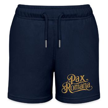 Pax Romana - Short de jogging enfant bio Stanley/Stella - bleu marine - Devant