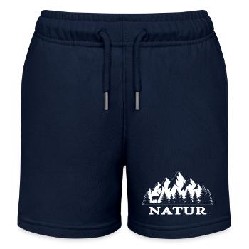Natur - Kinder Organic Joggingshorts Mini Bolter von Stanley/Stella - Navy - Vorne