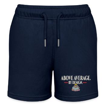 Above - Kids Organic Sweat Shorts by Stanley/Stella - navy - Front