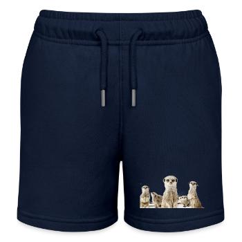 Erdhörnchen - Kinder Organic Joggingshorts Mini Bolter von Stanley/Stella - Navy - Vorne