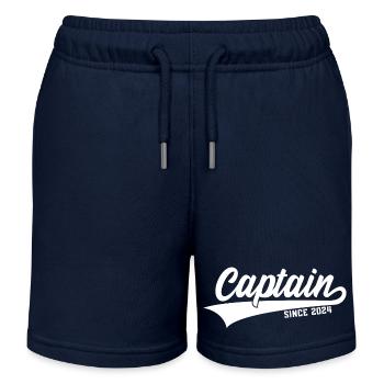 CAPITAINE CAPITAINE DEPUIS 2024 - Short de jogging enfant bio Stanley/Stella - bleu marine - Devant
