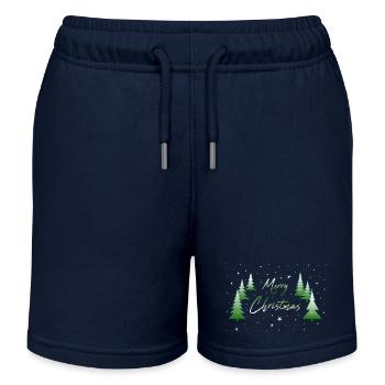 Joyeux Noël - Short de jogging enfant bio Stanley/Stella - bleu marine - Devant