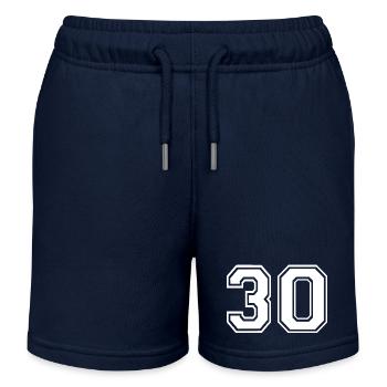 30 - Kids Organic Sweat Shorts by Stanley/Stella - navy - Front
