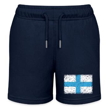 Drapeau de Marseille - Short de jogging enfant bio Stanley/Stella - bleu marine - Devant