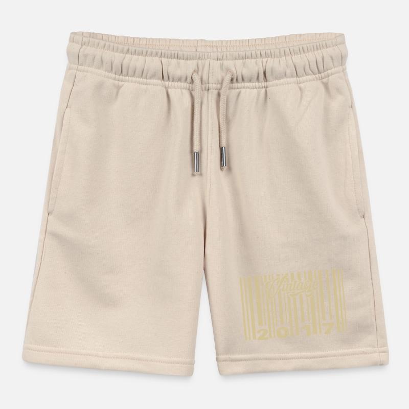 vintage 2017 Code barre 2017: Année 2025. Short de jogging enfant bio Stanley/Stella