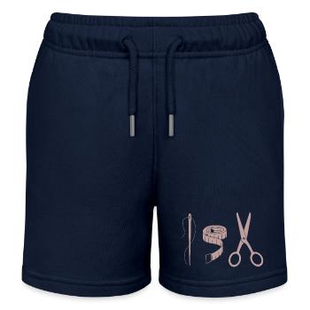 Outils de cosplay - Short de jogging enfant bio Stanley/Stella - bleu marine - Devant