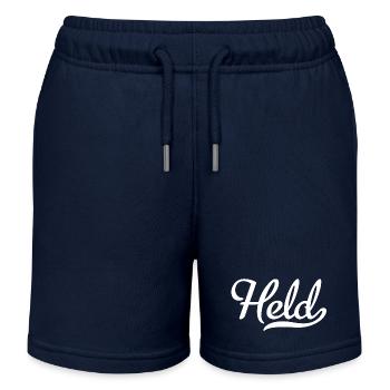 Held - Kinder Organic Joggingshorts Mini Bolter von Stanley/Stella - Navy - Vorne