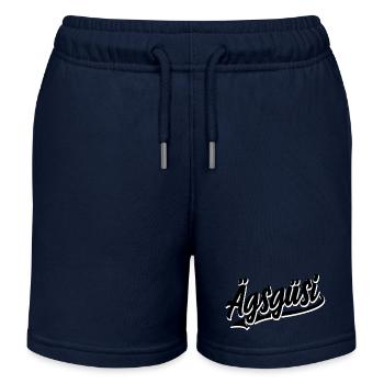 Ägsgüsi Schweizerdeutsch Dialekt Mundart Schweiz - Kinder Organic Joggingshorts Mini Bolter von Stanley/Stella - Navy - Vorne