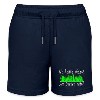 Ne Heute Nicht Der Garten Ruft - Kinder Organic Joggingshorts Mini Bolter von Stanley/Stella - Navy - Vorne