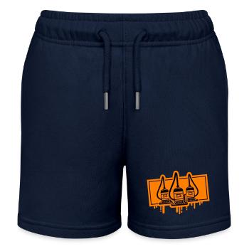 Staubsauger Icon - Kinder Organic Joggingshorts Mini Bolter von Stanley/Stella - Navy - Vorne
