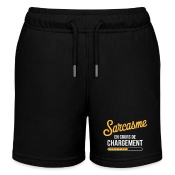 Sarcasme en cours de chargement - Short de jogging enfant bio Stanley/Stella - bleu marine - Devant