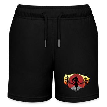 Cable Girl - Kinder Organic Joggingshorts Mini Bolter von Stanley/Stella - Navy - Vorne