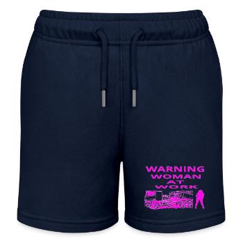 Camion - Short de jogging enfant bio Stanley/Stella - bleu marine - Devant