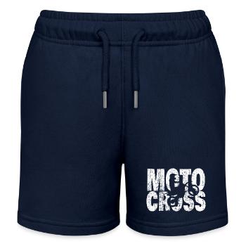 conception de motocross - Short de jogging enfant bio Stanley/Stella - bleu marine - Devant