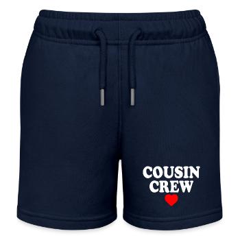 Cousin crew - Short de jogging enfant bio Stanley/Stella - bleu marine - Devant