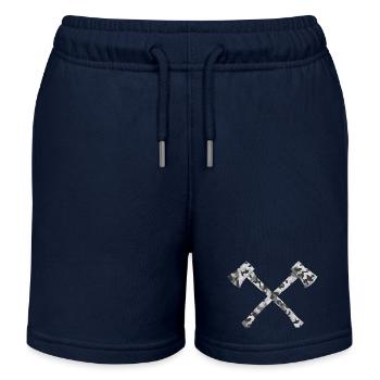 Hache - Short de jogging enfant bio Stanley/Stella - bleu marine - Devant