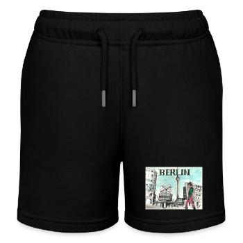 Alexander Square - Kids Organic Sweat Shorts by Stanley/Stella - navy - Front