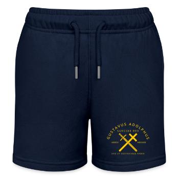Gustav Adolf - Kinder Organic Joggingshorts Mini Bolter von Stanley/Stella - Navy - Vorne