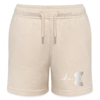 Gamer Game Video Game Blueberry Vintage Gaming - Kids Organic Sweat Shorts by Stanley/Stella - soft Ecru - Front