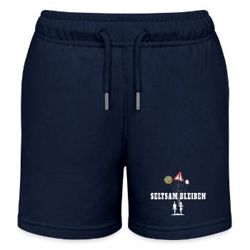 Seltsame Luftballons - Kinder Organic Joggingshorts Mini Bolter von Stanley/Stella - Navy - Vorne
