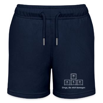 Gaming Tastatur Dinge, die mich Bewegen WASD - Kinder Organic Joggingshorts Mini Bolter von Stanley/Stella - Navy - Vorne