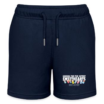 Prendre soin de l’infirmière post-partum des amoureux les plus mignons - Short de jogging enfant bio Stanley/Stella - bleu marine - Devant