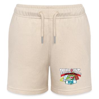 We Out Trip To Costa Rica Travel Matching Family - Kids Organic Sweat Shorts by Stanley/Stella - soft Ecru - Front