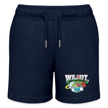 We Out Trip To Great Britain Travel Matching - Kinder Organic Joggingshorts Mini Bolter von Stanley/Stella - Navy - Vorne