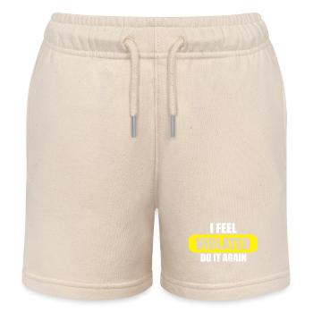 I Feel Violated Do It Again Offensive Adult Humor - Kinder Organic Joggingshorts Mini Bolter von Stanley/Stella - Natur - Vorne