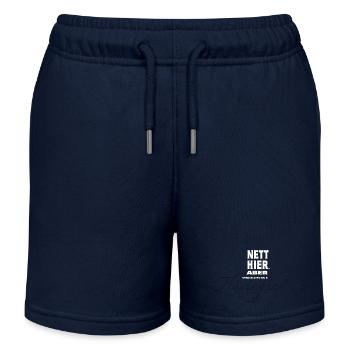 Nett hier. Aber waren Sie schon mal in Thüringen? - Kinder Organic Joggingshorts Mini Bolter von Stanley/Stella - Navy - Vorne