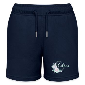 Für Celine - Kinder Organic Joggingshorts Mini Bolter von Stanley/Stella - Navy - Vorne