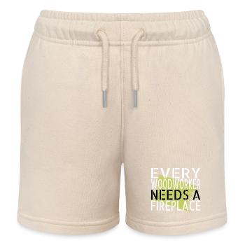 arborists lumberman birthday present idea - Kinder Organic Joggingshorts Mini Bolter von Stanley/Stella - Natur - Vorne