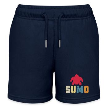 Sumo - Short de jogging enfant bio Stanley/Stella - bleu marine - Devant