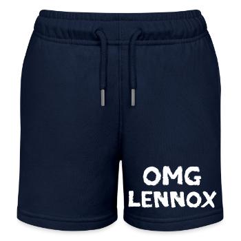Lennox -Name - Kids Organic Sweat Shorts by Stanley/Stella - navy - Front