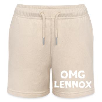 Lennox -Name - Kinder Organic Joggingshorts Mini Bolter von Stanley/Stella - Natur - Vorne
