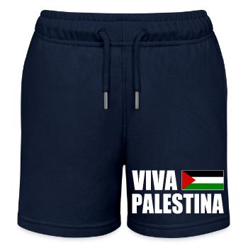 Viva palestina - Kinder Organic Joggingshorts Mini Bolter von Stanley/Stella - Navy - Vorne