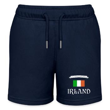 Irlande - Short de jogging enfant bio Stanley/Stella - bleu marine - Devant