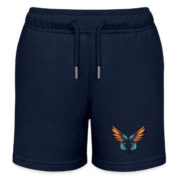 Icône d’aile - Short de jogging enfant bio Stanley/Stella - bleu marine - Devant