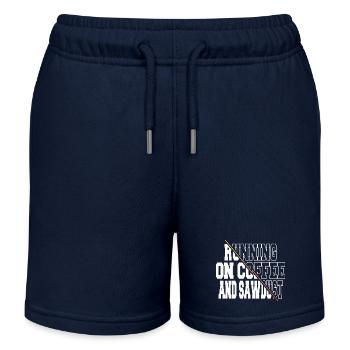 men a carpenters prayer tshirts lumberjack axes - Kinder Organic Joggingshorts Mini Bolter von Stanley/Stella - Navy - Vorne