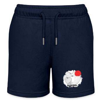 Cœur Intérieur, Cœur Intérieur, Amour - Short de jogging enfant bio Stanley/Stella - bleu marine - Devant