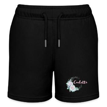 Für Carlotta - Kinder Organic Joggingshorts Mini Bolter von Stanley/Stella - Navy - Vorne