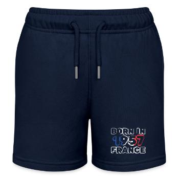 in 1957 - Kinder Organic Joggingshorts Mini Bolter von Stanley/Stella - Navy - Vorne
