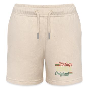 Vintage 1961 Cadeau Anniversaire 1961 Retro - Short de jogging enfant bio Stanley/Stella - écru doux - Devant