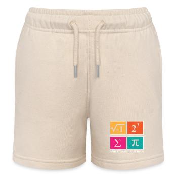 Pi Day I Ate Some Pie and It Was Delicious Math - Kinder Organic Joggingshorts Mini Bolter von Stanley/Stella - Natur - Vorne