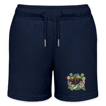 Été tropical - Short de jogging enfant bio Stanley/Stella - bleu marine - Devant