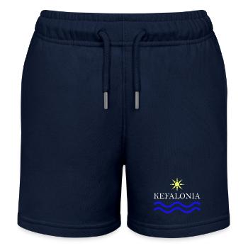 KEFALONIA-Grèce Eau Solaire - Short de jogging enfant bio Stanley/Stella - bleu marine - Devant