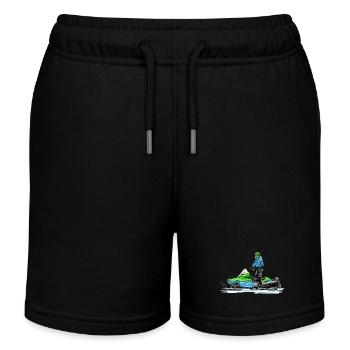 Snowmobile - Kinder Organic Joggingshorts Mini Bolter von Stanley/Stella - Navy - Vorne